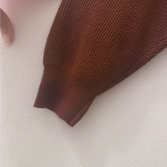 Free People Brown Cowl Neck Sweater - Picture 8 of 8